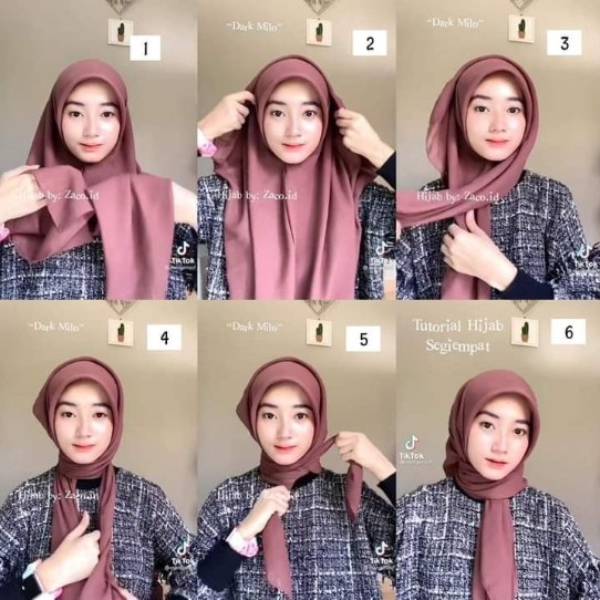 Tutorial Cara Memakai Hijab Scarf yang Mudah Tidak Ribet