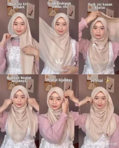 tutorial hijab segitiga syar’i